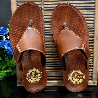 Squash Men Slippers(Tan , 8)