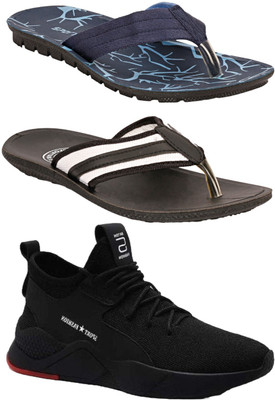 Orvax Men Slippers(Multicolor , 8)