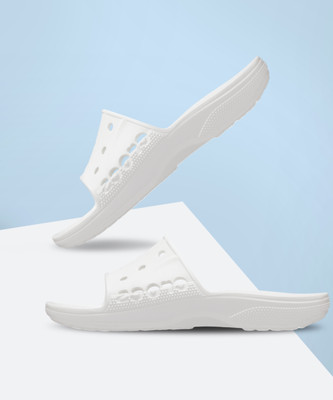 CROCS Men Baya Slides(White , 7)