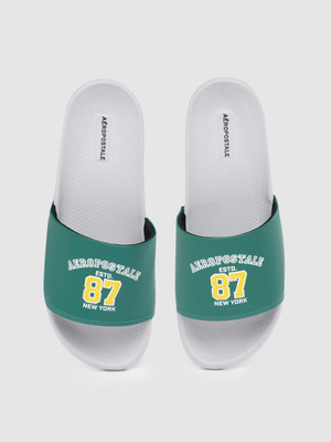 AEROPOSTALE Men Slides(Green , 6)