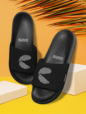 Chupps Men Men's ErgoX Plus Comfort Slider -Recycled Materials Slides(Black , 11)