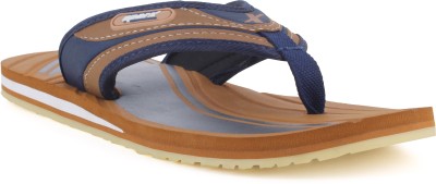 Sparx Men Flip Flops(Tan, Blue , 9)