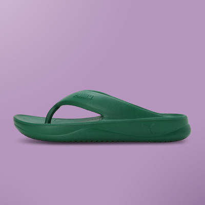 PUMA Men Wave Flip Flip Flops(Green , 10)