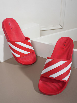 Mast & Harbour Men Slides(Red , 8)