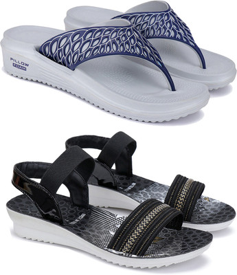 BERSACHE Women Slides(Multicolor , 8)