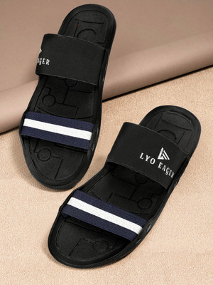 Lyo Eager Men Slides(Black , 8)