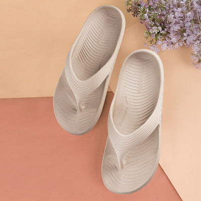 RED TAPE Women Flip Flops(Tan , 4)