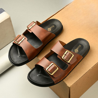 Footup Men Super Soft|Orthopedic|Comfortable|Lightweight|Diabetic Flip Flops(Tan , 6)