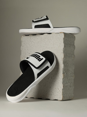PUMA Men Royalcat Comfort Slides(White , 9)