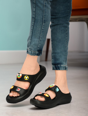 Deals4you Women Flip Flops(White , 7)