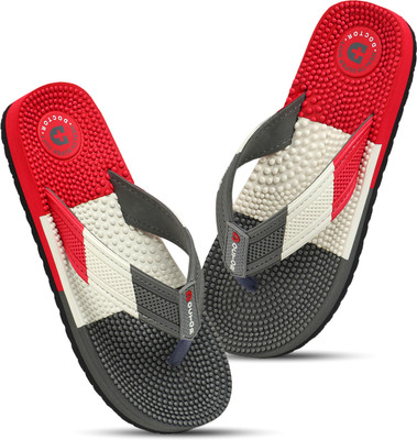 Doctor Health Super Soft Men Slippers(Grey , 7)