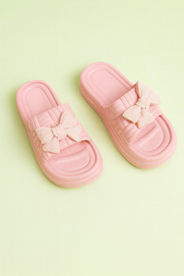 FOAMTEK Women Slippers(Pink , 6)