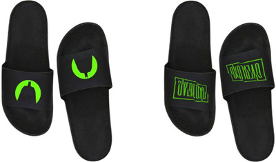 nvisan Men Slides(Green, Green , 8)