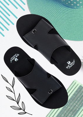 DR STTEP Men Soft Ortho Slippers for Men | Comfy Anti-Skid Flip Flops for Daily Use Slippers(Black , 6)