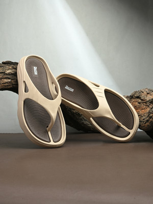 Doctor Health Super Soft Men Flip Flops(Beige , 6)