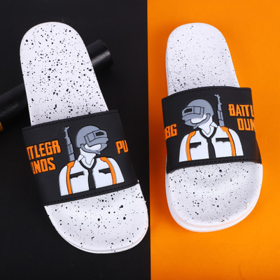 Caddim Men Slides(White , 6)