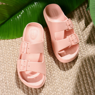 FLITE Women Slides(Pink , 5)