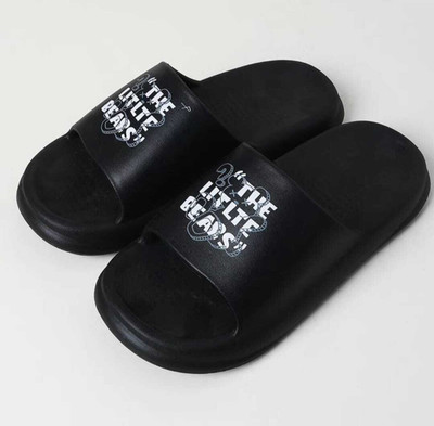 Pollo Loco Men Slides(Black , 9)