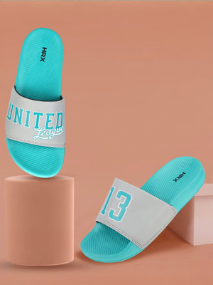 HRX by Hrithik Roshan Men Slides(Green , 7)