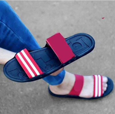 City shoes collection Men Slides(Red , 9)