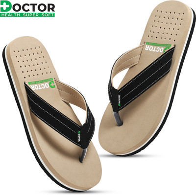 Doctor Health Super Soft Men Newly launch Premium Soft Comfortable Orthopaedic Diabetic Lightweight Antiskid Slippers(Beige , 7)