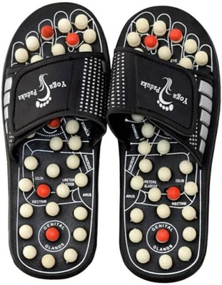 NELHONA Men Flip Flops(Black , 8)