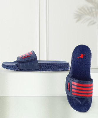 Sparx Men Slides(Red, Blue , 10)