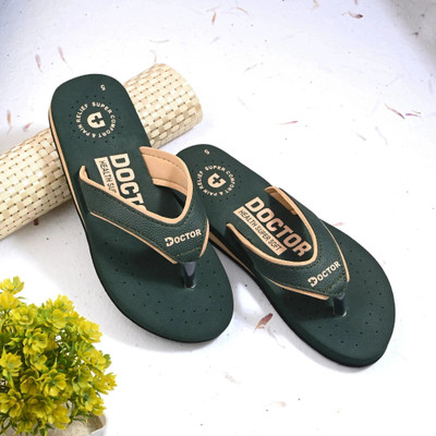 Footup Women Newly launch Premium Diabetic Ortho Comfortable Lightweight Pregnancy Antiskid Flip Flops(Multicolor , 7)