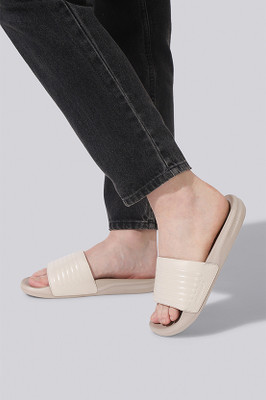 Neemans Women Slides(Beige , 8)