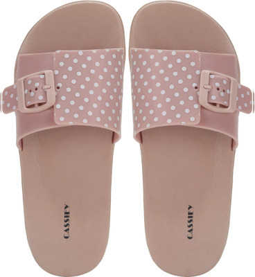 Cassiey Women Slippers(Pink , 4)