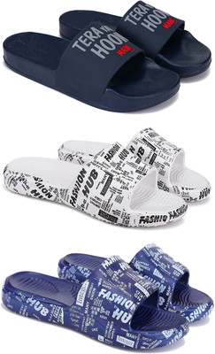 DRACKFOOT Men Slides(Blue , 10)
