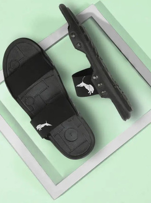 RootBook Men Slides(Black , 10)