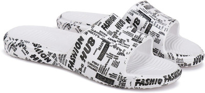 Earton Men Slides(White , 9)