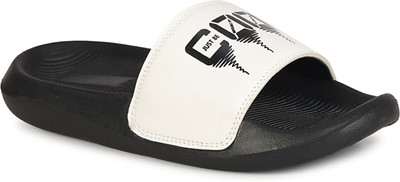Shoe Mate Men Slides(White , 6)