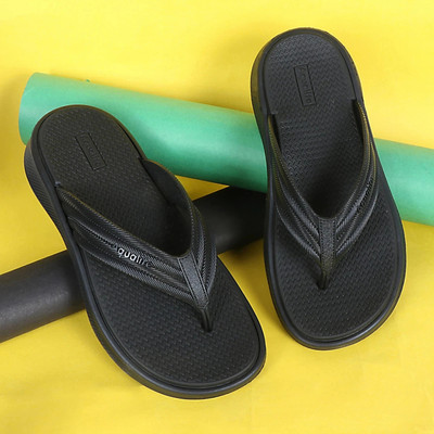 Aqualite Men Slippers(Black , 10)
