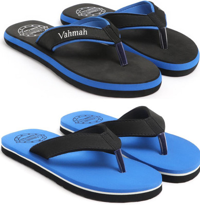 VAHMAH Women Slippers(Blue, Blue , 5)