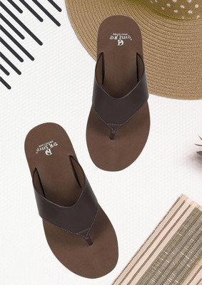 DR STTEP Men Orthopedic Slippers for Men Comfort Fit Soft Cushion Lightweight Slippers(Brown , 11)