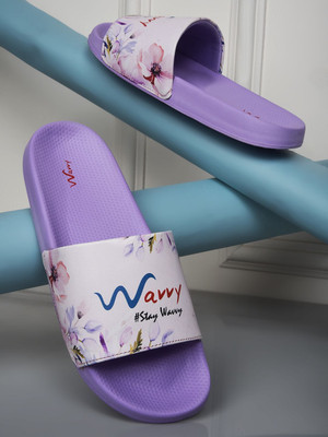 Wavvy Women Slides(Purple , 6)