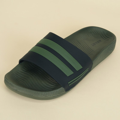 AVANT Men Slides(Olive , 10)