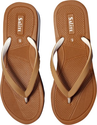 RAGHURANI Women Flip Flops(Tan , 4)