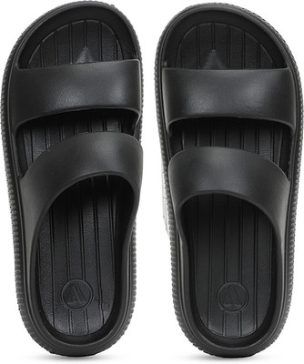 Aqualite Men Slides(Black , 8)