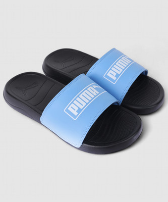 PUMA Men Alvi Men Slides (Blue) Slides(Blue, Black , 9)