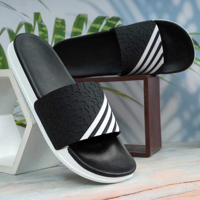 TREKIST Men Slides(Black , 9)