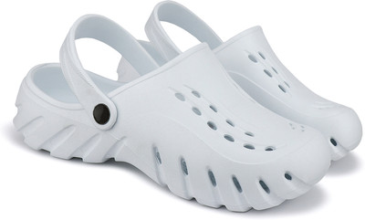 BERSACHE Men Wedges(White , 6)