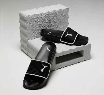 PUMA Men Leadcat 2.0 Shower Slides(Black , 8)