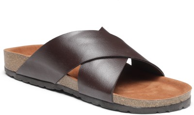 REFOAM Men Slippers(Brown , 13)