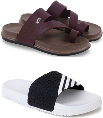 KAPYANSH Men Slides(Multicolor , 9)