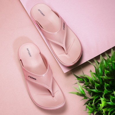 Airson Women Flip Flops(Pink , 6)