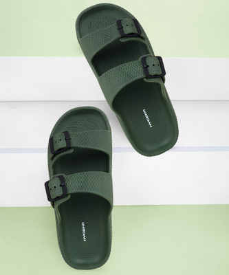 Hygear Men Slides(Olive , 6)
