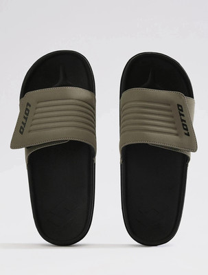 LOTTO Men Enduro X Slides Slides(Black , 10)